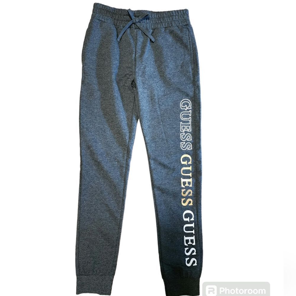 Boys grey Guess joggers